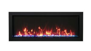 remii 45" extra slim indoor or outdoor electric fireplace