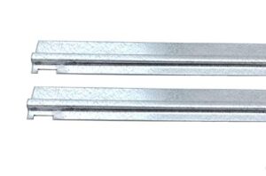 hon compatible lateral file bars (2 per order) fits 36" cabinet, office, galvanized steel