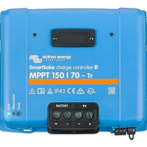 Victron Energy SmartSolar MPPT Tr 150V 70 amp 12/24/36/48-Volt Solar Charge Controller (Bluetooth)