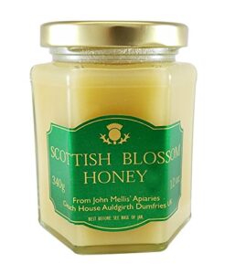mellis scottish blossom honey, 12- ounce jar