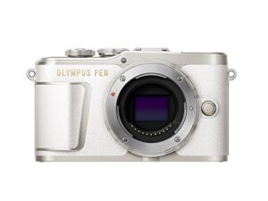 om system olympus pen e-pl9 body only with 3-inch lcd (pearl white)
