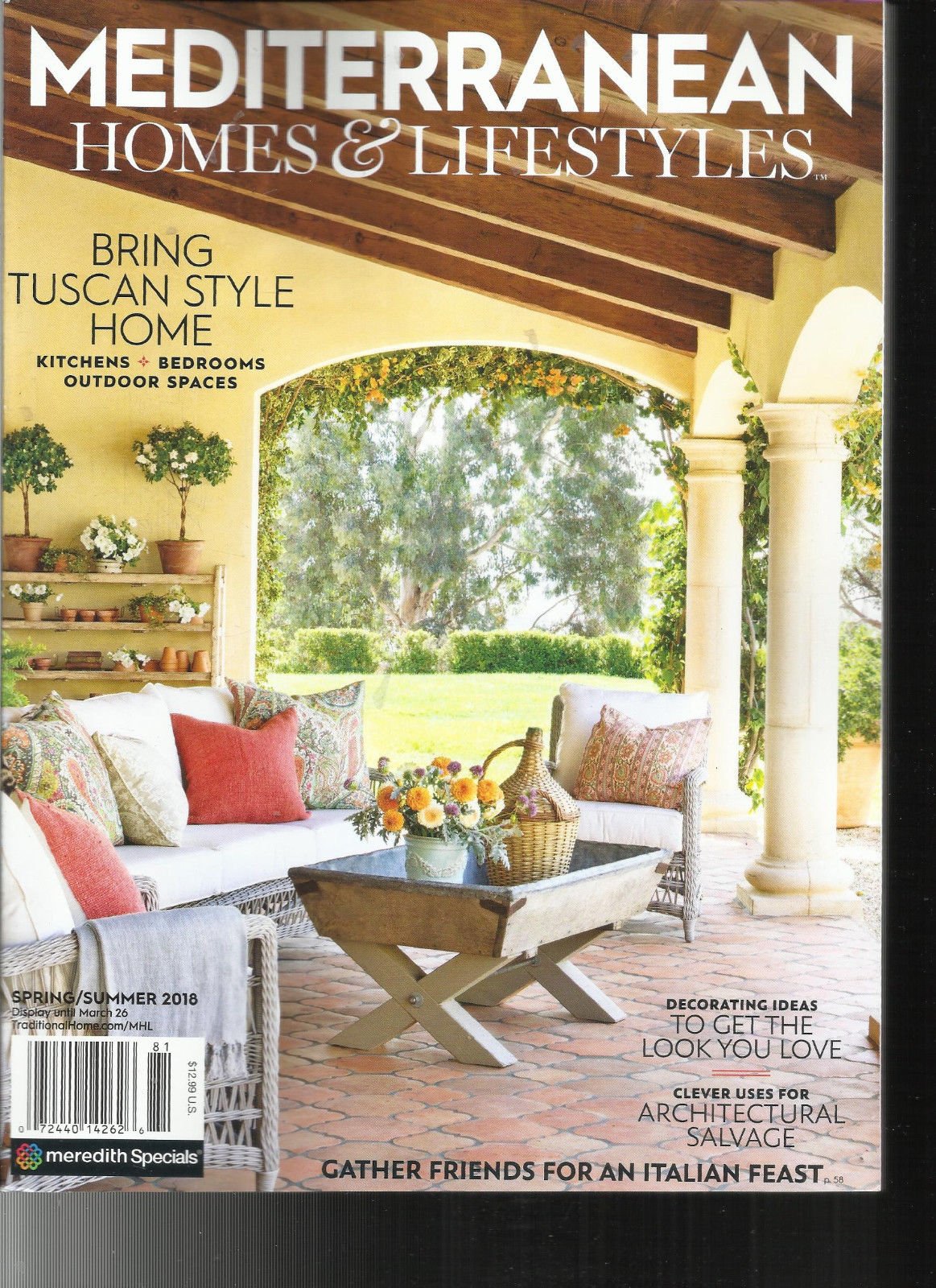 MEDITERRANEAN HOMES & LIFESTYLES MAGAZINE, SPRING/SUMMER, 2018