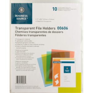 Business Source File Sleeve, Clear (00606BX)