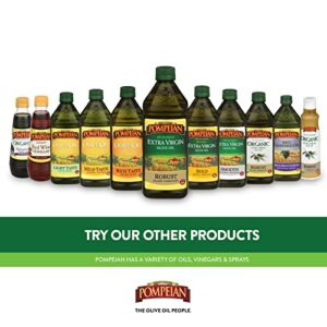 Pompeian Smooth Extra Virgin Olive Oil, First Cold Pressed, Mild and Delicate Flavor, Perfect for Sauteing & Stir-Frying, 68 Fl Oz