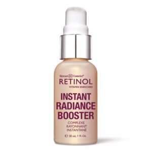 retinol instant radiance booster – the original retinol glow primer – a burst of anti-aging hydration adds luminosity & skin-smoothing benefits of vitamin a – peptides improve firmness & tone