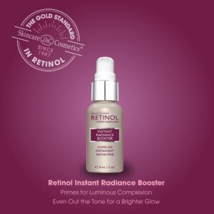 Retinol Instant Radiance Booster – The Original Retinol Glow Primer – A Burst of Anti-Aging Hydration Adds Luminosity & Skin-Smoothing Benefits of Vitamin A – Peptides Improve Firmness & Tone