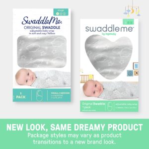 SwaddleMe by Ingenuity Original Swaddle - Size Large, 3-6 Months, 3 Count (Pack of 1) (Mountaineer)