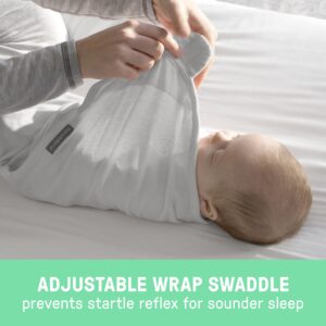 SwaddleMe by Ingenuity Original Swaddle - Size Large, 3-6 Months, 3 Count (Pack of 1) (Mountaineer)