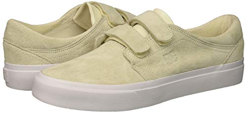 DC Women's Trase V LE Skate Shoe, Off White, 10.5B M US