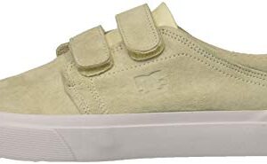 DC Women's Trase V LE Skate Shoe, Off White, 10.5B M US