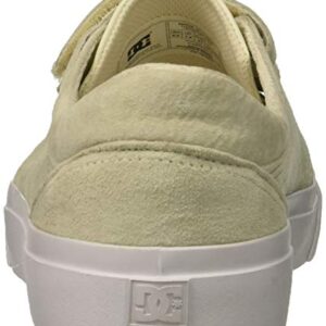 DC Women's Trase V LE Skate Shoe, Off White, 10.5B M US