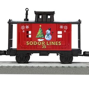 Lionel Thomas & Friends Christmas Freight Electric O Gauge Bluetooth Train Set with Remote, Blue,red and White