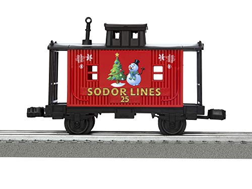 Lionel Thomas & Friends Christmas Freight Electric O Gauge Bluetooth Train Set with Remote, Blue,red and White