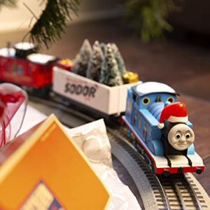 Lionel Thomas & Friends Christmas Freight Electric O Gauge Bluetooth Train Set with Remote, Blue,red and White