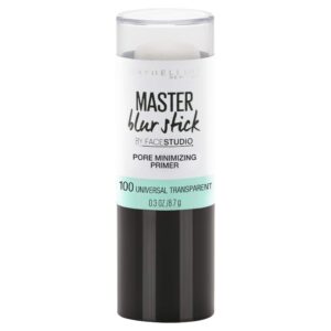 Maybelline New York Facestudio Master Blur Stick Primer Makeup, Universal Transparent, 0.3 oz.