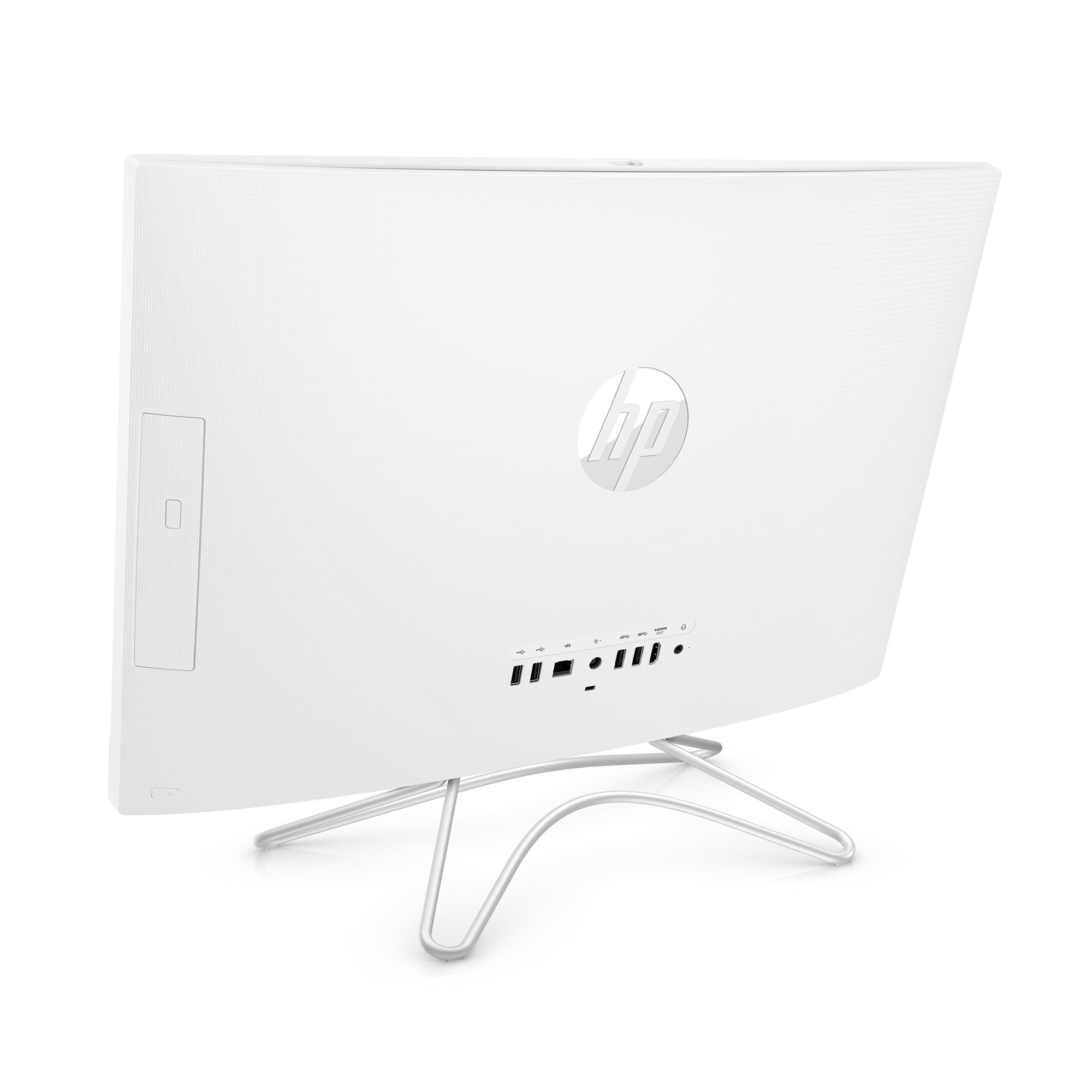 HP 24-Inch All-in-One Computer, Intel Core i5-8250U, 12GB RAM, 1TB Hard Drive, Windows 10 (24-f0060, White)