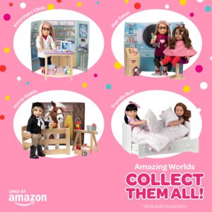 ADORA Amazing Worlds Collection, an Amazon Exclusive 16-Piece Doll Accessories - Artist Studio Wooden Play Set
