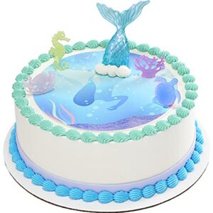 DecoPac Mystical Mermaid DecoSet Cake Topper, 1 SET, Mulitple