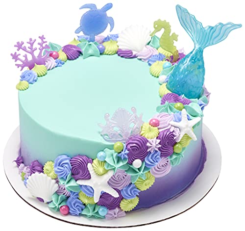 DecoPac Mystical Mermaid DecoSet Cake Topper, 1 SET, Mulitple