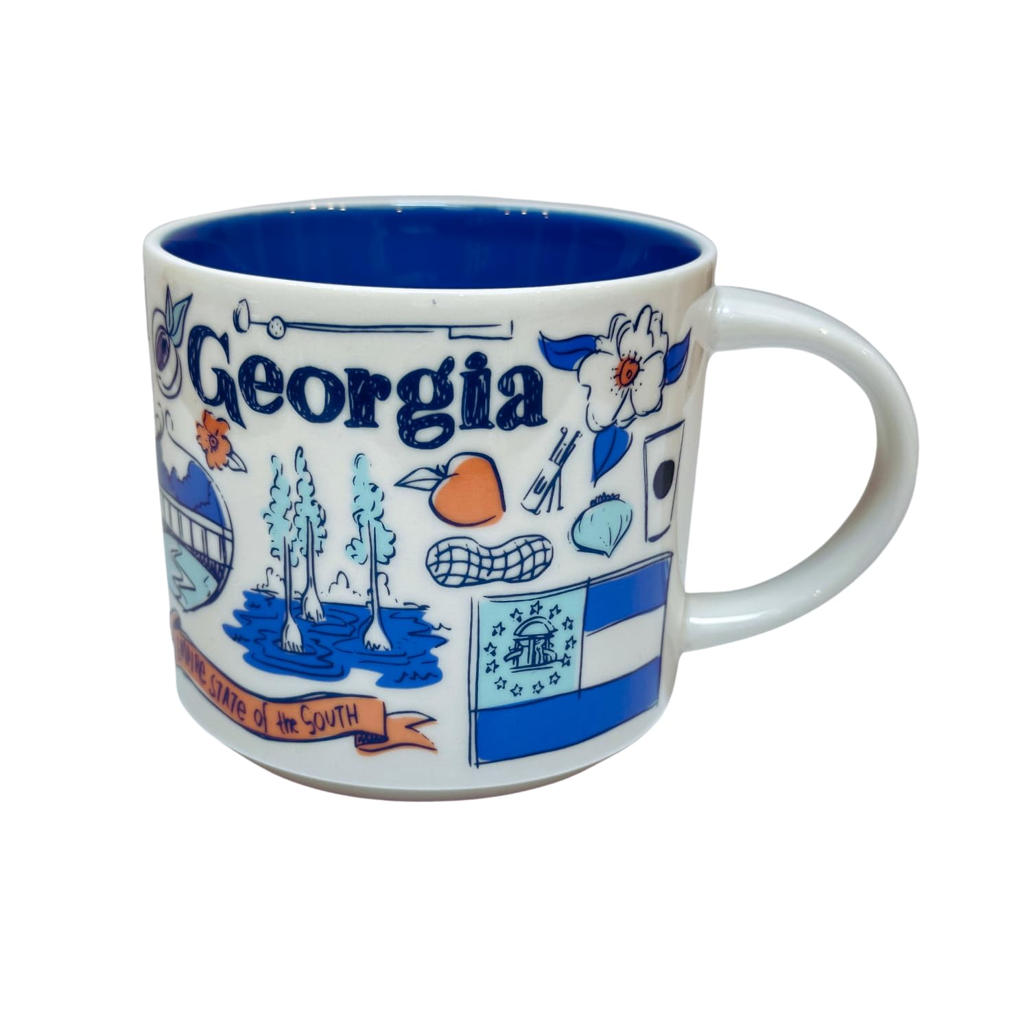 Starbucks Ceramic Georgia Mug Been There Series Across the Globe Collection,14 fluid ounce