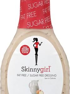 Skinnygirl Fat-Free Salad Dressing, Sugar-Free Buttermilk Ranch, 8 Ounce