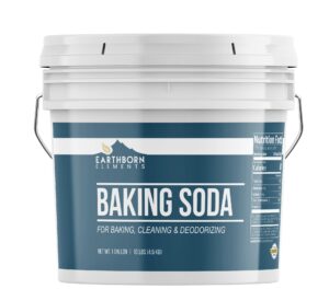 earthborn elements baking soda (1 gallon) sodium bicarbonate, cooking, cleaning & deodorizing