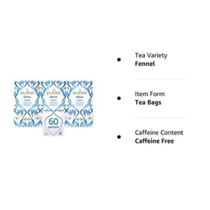 Pukka Organic Detox Tea, Aniseed, Fennel and Cardamom, Perfect for Inner Reset, Pack of 3 (60 Tea Bags)