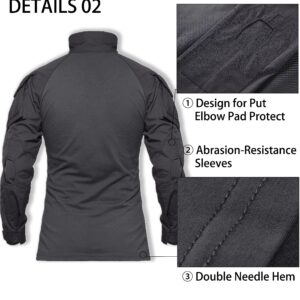 MAGCOMSEN Men's Tactical Long Sleeve Shirt - Combat, Military, Hiking, Work, Summer, Fishing