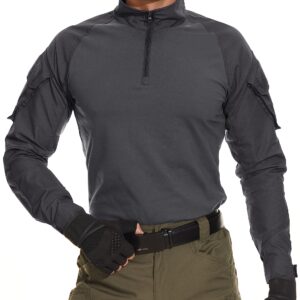 MAGCOMSEN Men's Tactical Long Sleeve Shirt - Combat, Military, Hiking, Work, Summer, Fishing