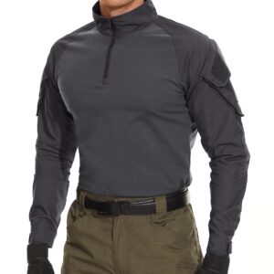 MAGCOMSEN Men's Tactical Long Sleeve Shirt - Combat, Military, Hiking, Work, Summer, Fishing