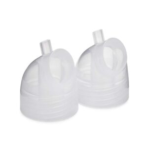 Motif Duo Breastshield Connectors, Replacement Parts for Breast Pump, Attaches to Motif Milk Collection Containers