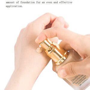 Chris.W 2Pack Foundation Pump for Estee Lauder Double Wear Foundation(Gold)
