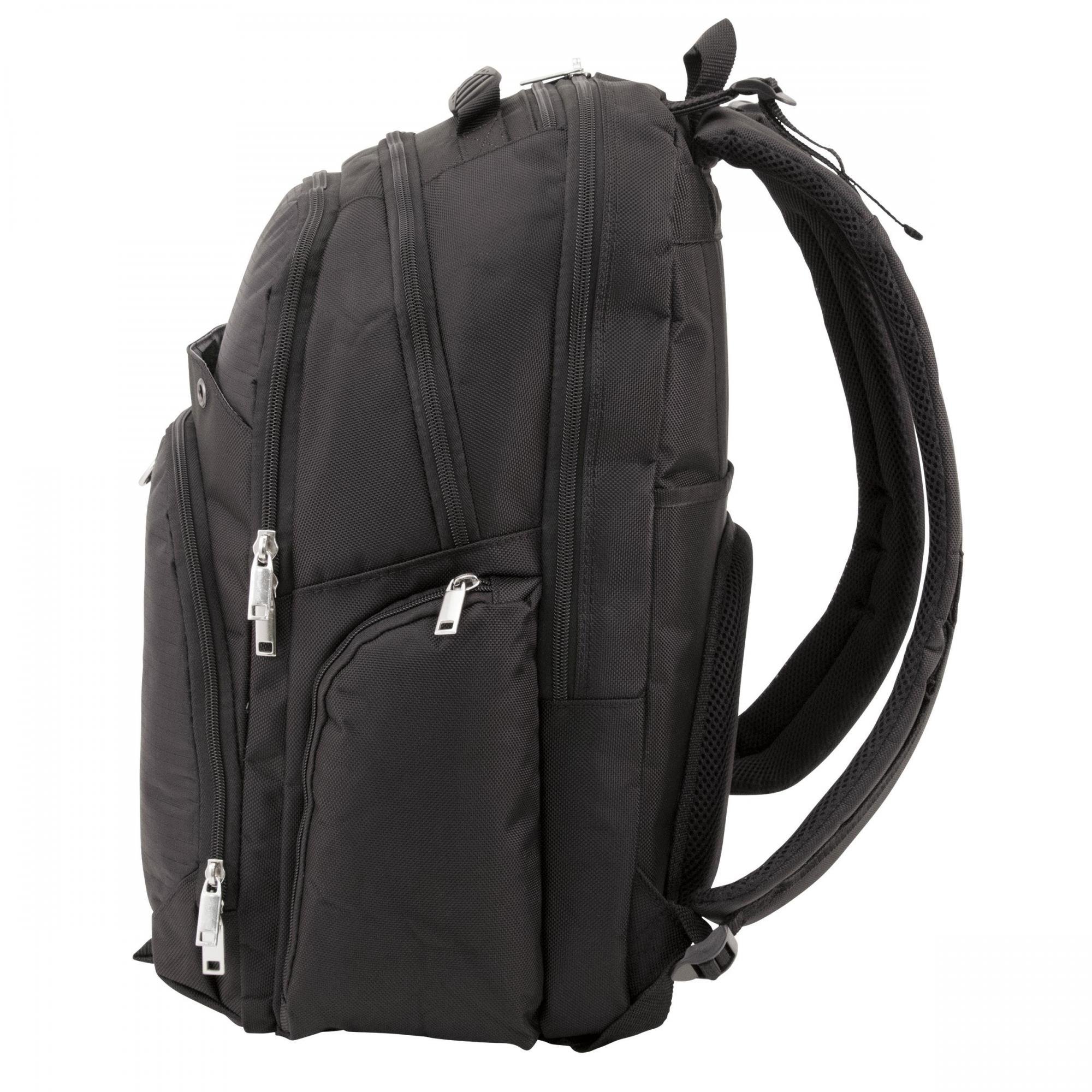 Mercury Luggage Backpack Pro Travel Deluxe Black