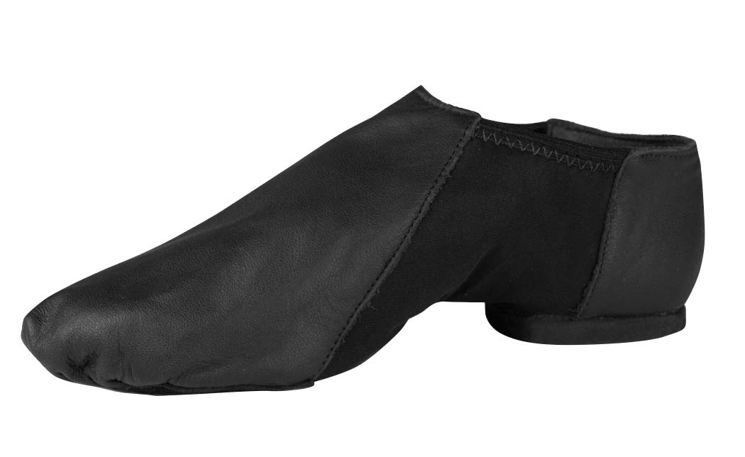 So Danca Slip On Leather Jazz Shoes Black