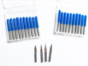 f.l.s 20pcs 10° 15° 20° 30° 3.175mm carbide pcb engraving drill bits cnc bit router tool 0.1mm