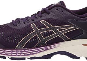 ASICS Women's Gel-Kayano 25 Running Shoes, 5, Night Shade/Cream