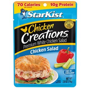 starkist chicken creations, chicken salad, 2.6 oz pouch (pack of 12)