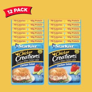 StarKist Chicken Creations, Chicken Salad, 2.6 oz Pouch (Pack of 12)