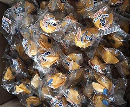 Fortune Cookies - Crisp Vanilla Cookies with Fun, Traditional Fortunes. 25 Wrapped Cookies