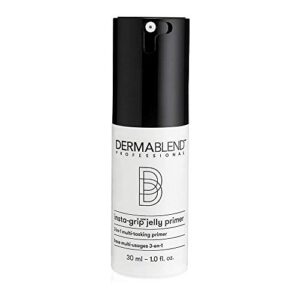 dermablend insta-grip jelly primer face makeup, silicone-free face primer for dry skin, pore minimizing with 24hr wear, 1.0 fl oz