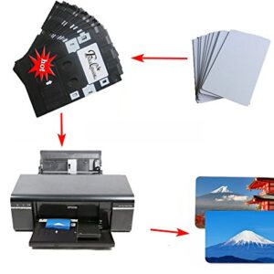 20 Inkjet PVC NFC Cards NTAG215 NFC Tags Printable Compatible with Epson and Canon Inkjet Printers, CR80 Blank Card, Waterproof Double Sided Printing, Compatible with Amiibo TagMo by TimesKey