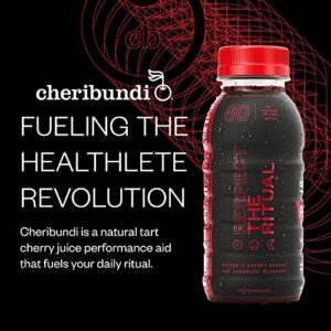 Cheribundi 100% PURE Tart Cherry Juice, No Sugar added - Pro Athlete Post Workout Recovery - Fight Inflammation and Support Muscle Recovery - 8 oz, 12 Pack