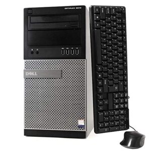 dell optiplex 9010 tw premium business desktop computer (intel quad core i5-3470 processor up to 3.60 ghz), 8gb ram, 2tb hdd, dvd, usb 3.0, windows 10 pro (renewed)