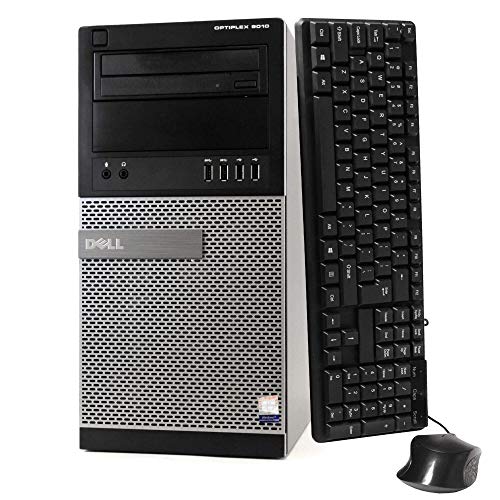 Dell Optiplex 9010 TW Premium Business Desktop Computer (Intel Quad Core i5-3470 Processor up to 3.60 GHz), 8GB RAM, 2TB HDD, DVD, USB 3.0, Windows 10 Pro (Renewed)