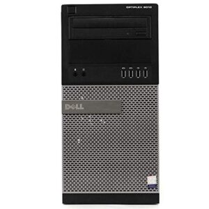 Dell Optiplex 9010 TW Premium Business Desktop Computer (Intel Quad Core i5-3470 Processor up to 3.60 GHz), 8GB RAM, 2TB HDD, DVD, USB 3.0, Windows 10 Pro (Renewed)