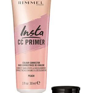 Rimmel Insta Flawless Color Correcting Primer, Peach (1 Count)