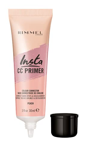 Rimmel Insta Flawless Color Correcting Primer, Peach (1 Count)