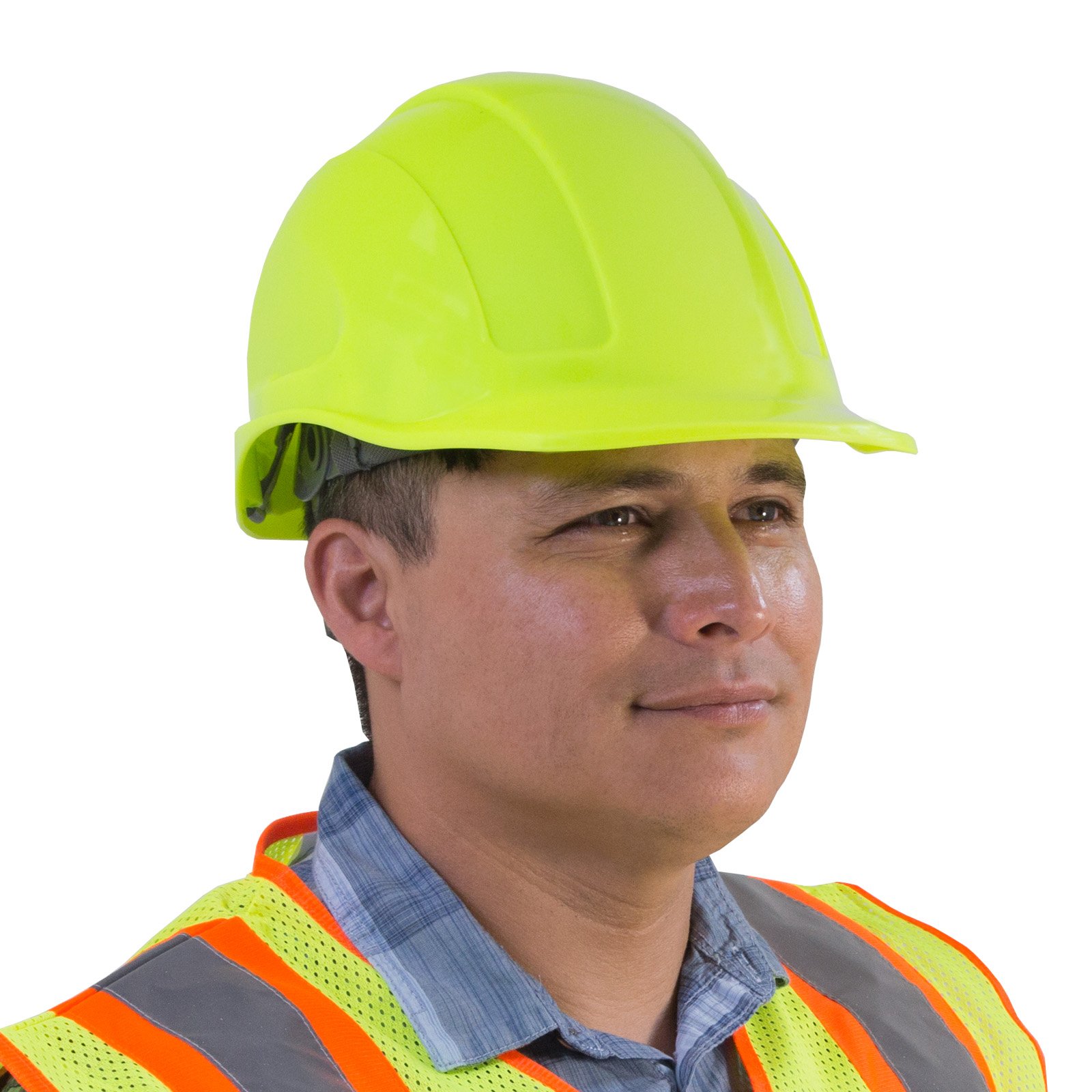 JORESTECH Safety Hard Hat Lime HDPE Cap Style Helmet with 4-Point Adjustable Ratchet Suspension for Work, Home, and General Headwear Protection ANSI Z89.1-14 Compliant HHAT-01