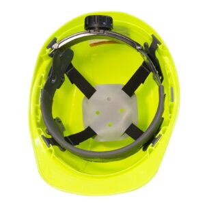 JORESTECH Safety Hard Hat Lime HDPE Cap Style Helmet with 4-Point Adjustable Ratchet Suspension for Work, Home, and General Headwear Protection ANSI Z89.1-14 Compliant HHAT-01