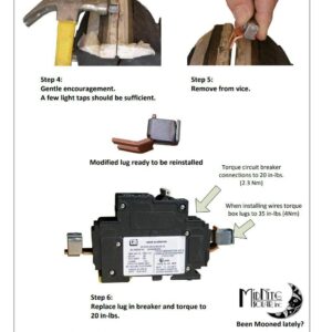 MidNite Solar MNEPV80 DIN Circuit Breaker 80A 150VDC